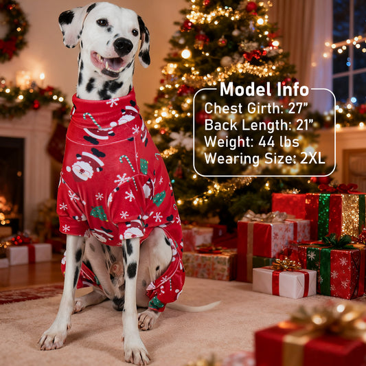 CHRISTMAS DOG PAJAMAS