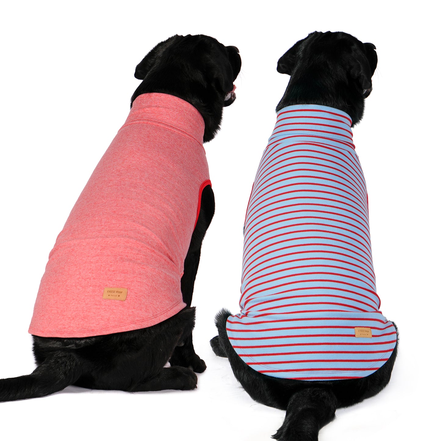 KYEESE 2Pack Velvet Fleece Dog Sweaters – Warm, Stretchy Turtleneck Pullovers