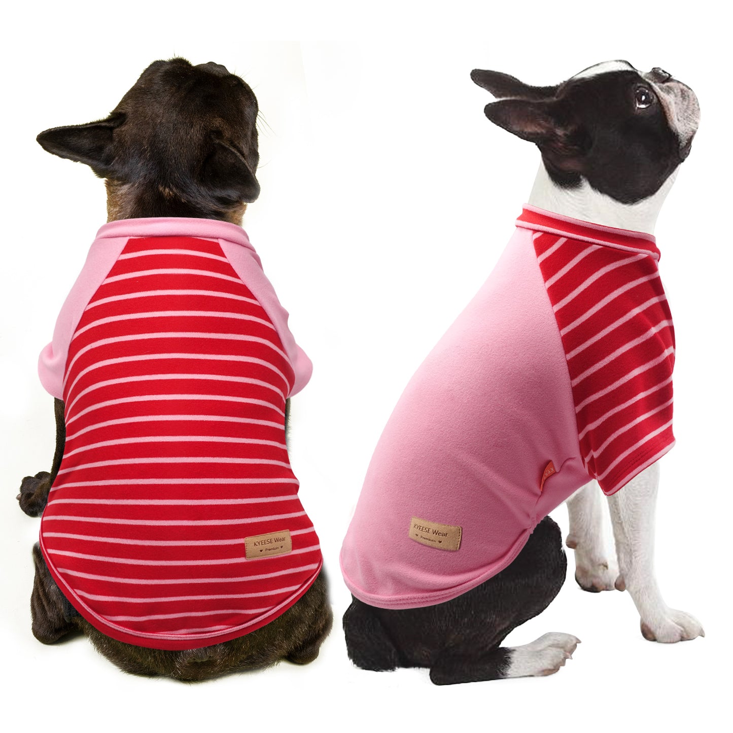KYEESE 2Pack / 3Pack Dog Sweaters – Soft Stretchy Fleece Pullover Pet Clothes for Cold Weather