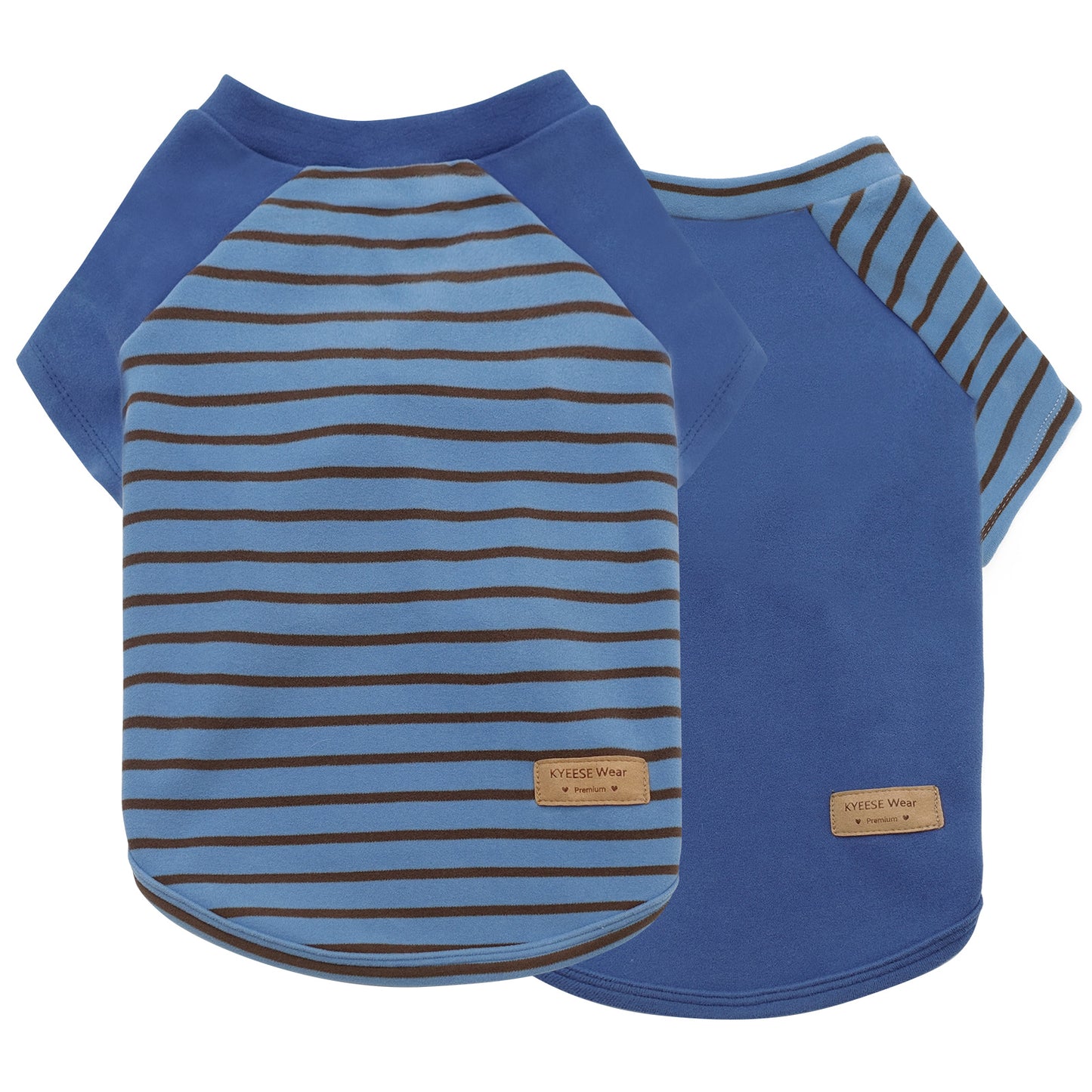 KYEESE 2Pack / 3Pack Dog Sweaters – Soft Stretchy Fleece Pullover Pet Clothes for Cold Weather