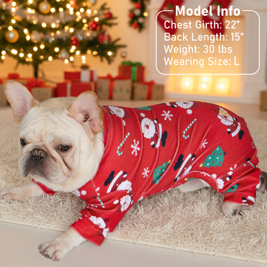 CHRISTMAS DOG PAJAMAS