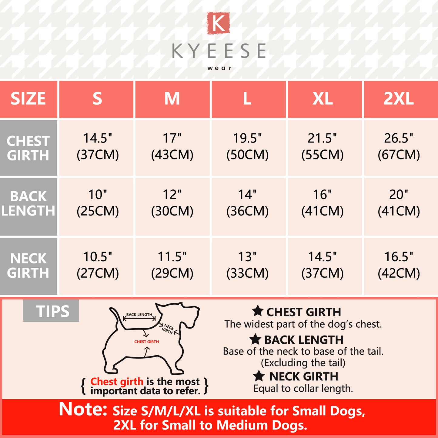 KYEESE 2Pack / 3Pack Dog Sweaters – Soft Stretchy Fleece Pullover Pet Clothes for Cold Weather