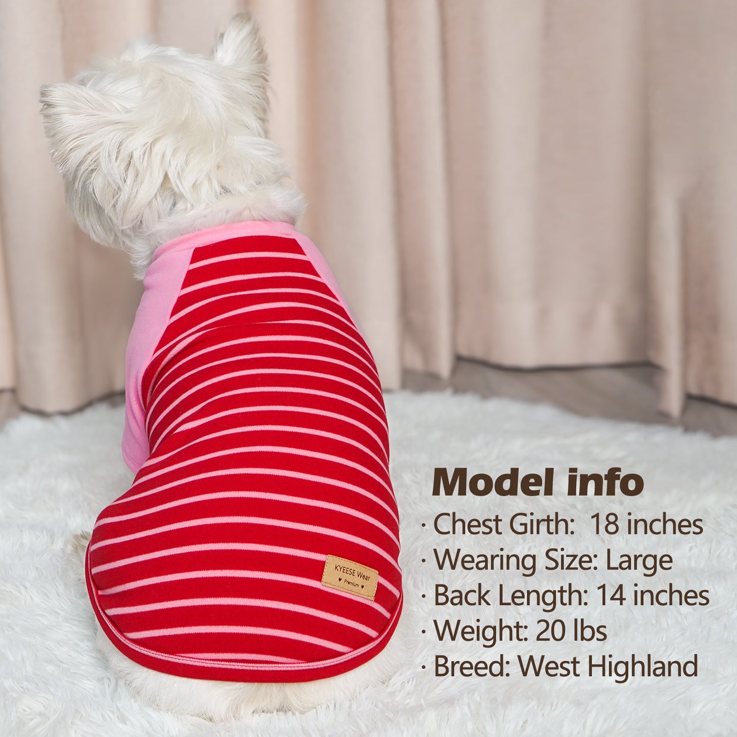 KYEESE 2Pack / 3Pack Dog Sweaters – Soft Stretchy Fleece Pullover Pet Clothes for Cold Weather