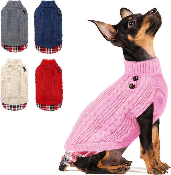 KYEESE PREPPY STYLE DOG SWEATER