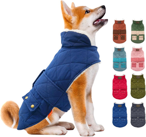 KYEESE WINDPROOF SHERPA PADDED THERMAL DOG COAT