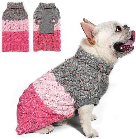 KYEESE FASHION COLOR BLOCK KNITTED SWEATER