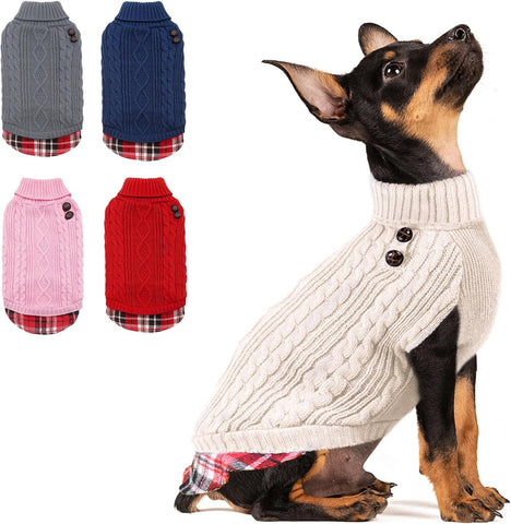 KYEESE PREPPY STYLE DOG SWEATER