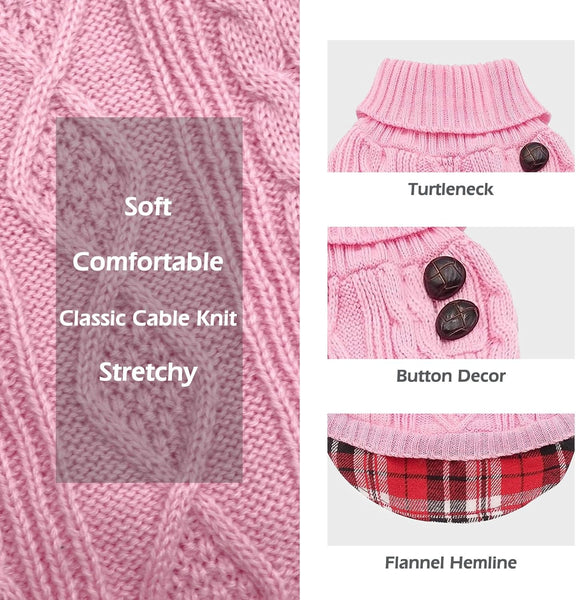KYEESE PREPPY STYLE DOG SWEATER