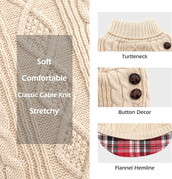 KYEESE PREPPY STYLE DOG SWEATER