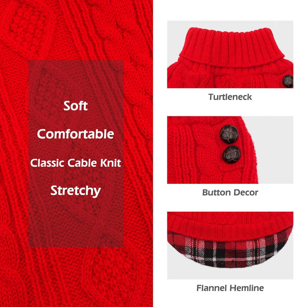 KYEESE PREPPY STYLE DOG SWEATER