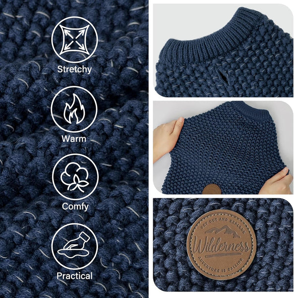 KYEESE VINTAGE REFLECTIVE YARN SWEATER