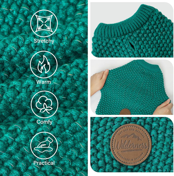 KYEESE VINTAGE REFLECTIVE YARN SWEATER