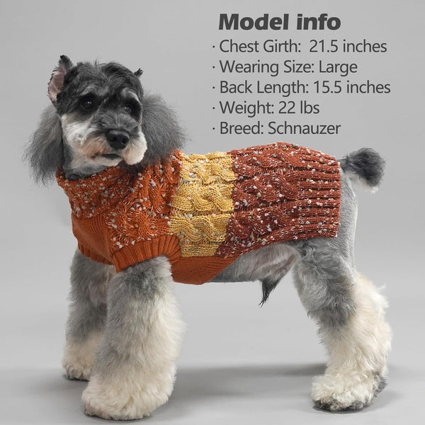 KYEESE FASHION COLOR BLOCK KNITTED SWEATER