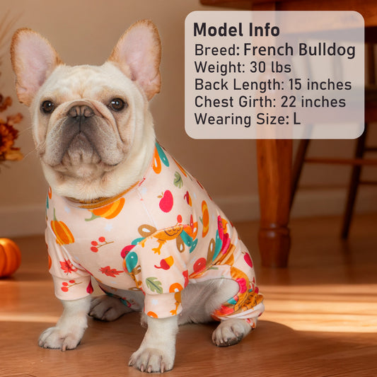 THANKSGIVING DOG PAJAMAS