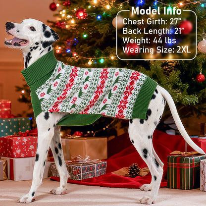 CHRISTMAS DOG SWEATER-GREEN