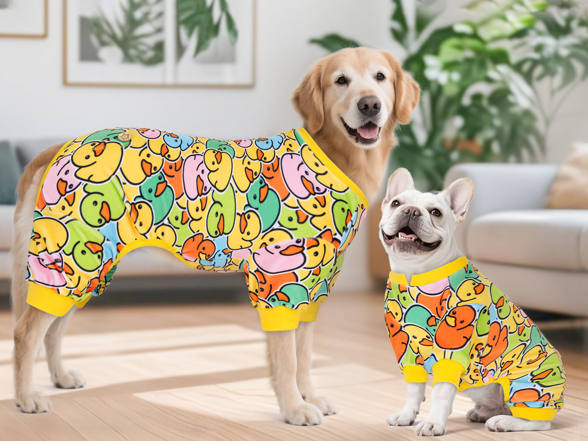 KYEESE Adorable Print Dog Pajamas – Cozy, Sensitive-Skin Friendly Sleepwear