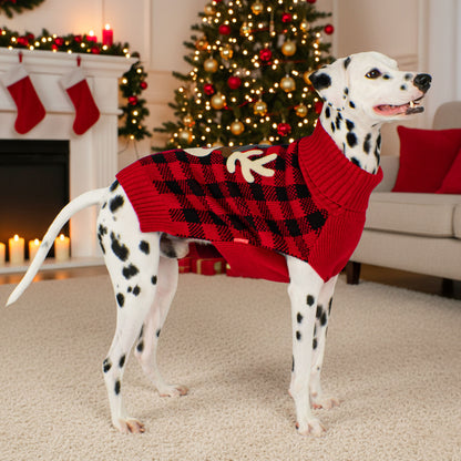 CHRISTMAS DOG SWEATER-REINDEER