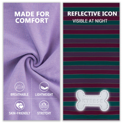 KYEESE 2Pack Striped Dog Shirts – Lightweight Cotton Sleeveless T-Shirts