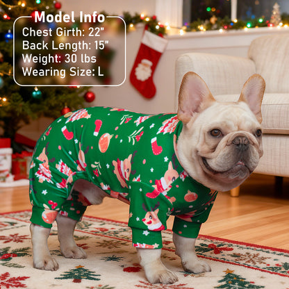 CHRISTMAS DOG PAJAMAS