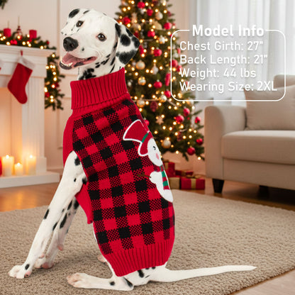 CHRISTMAS DOG SWEATER-SNOWMAN