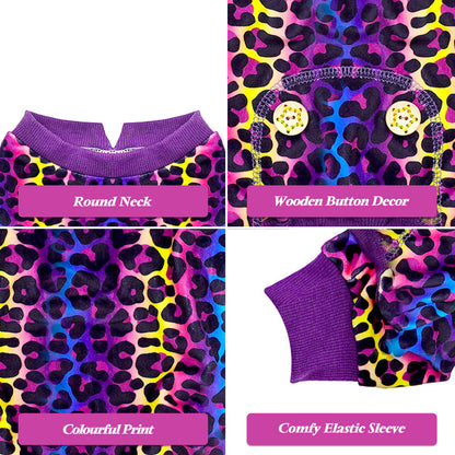KYEESE Adorable Print Dog Pajamas – Cozy, Sensitive-Skin Friendly Sleepwear