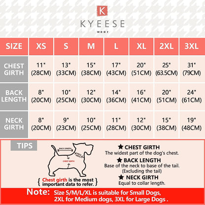 KYEESE Adorable Print Dog Pajamas – Cozy, Sensitive-Skin Friendly Sleepwear