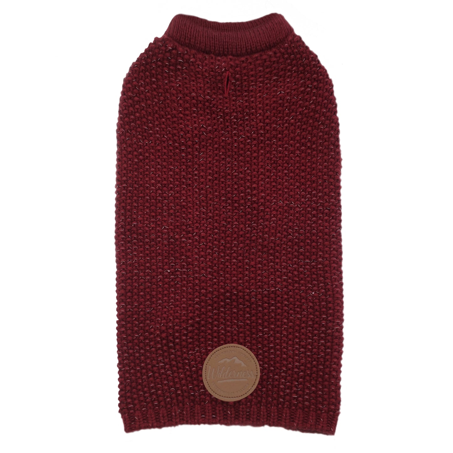 KYEESE Dog Sweater – with Leash Hole & Reflective Yarn, Thick Warm Pullover