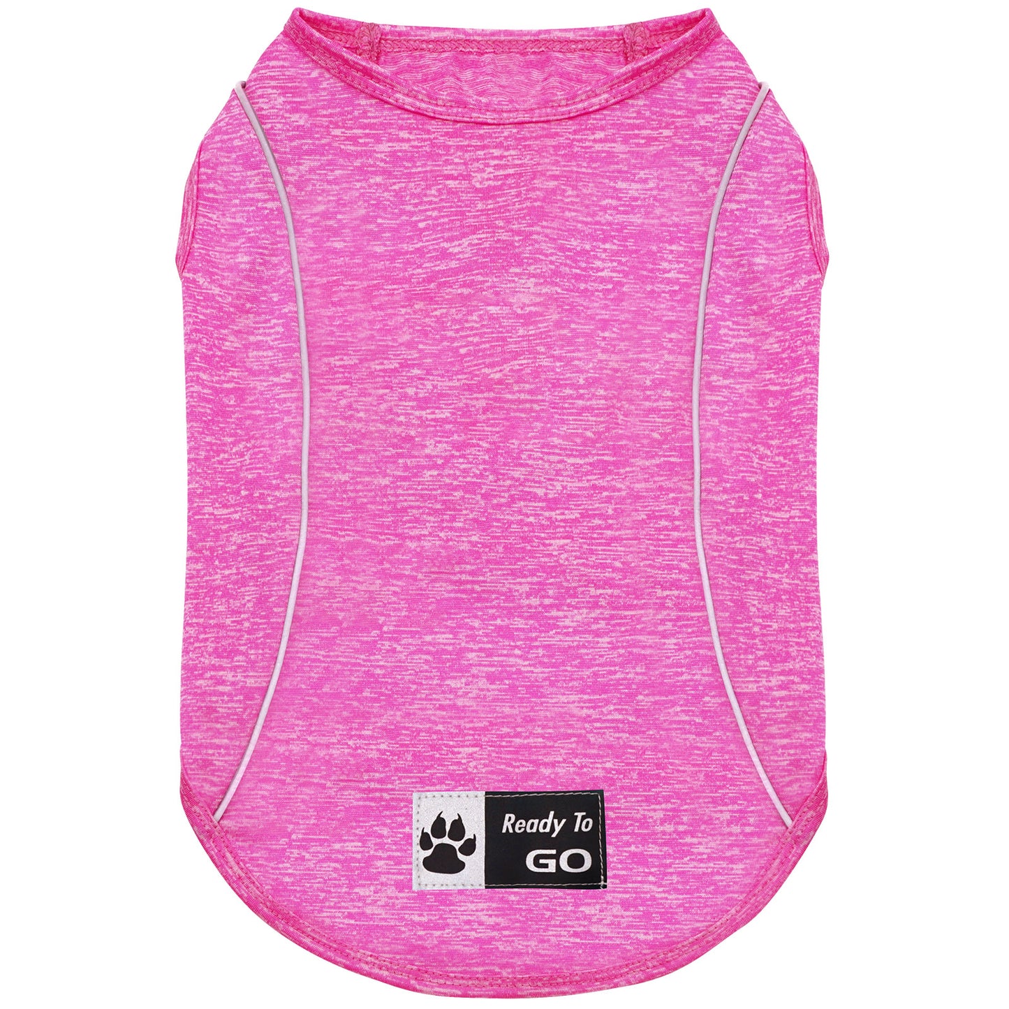 KYEESE Dog Shirt/2pack Dog Shirt-Sports Athletic Breathable Dog T-Shirt with Reflective Strip Tank Top