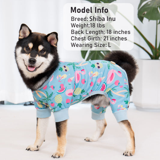 MESH DOG PAJAMAS