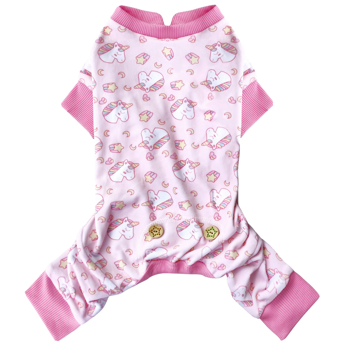 Pink Unicorn Velvet Dog Pajamas