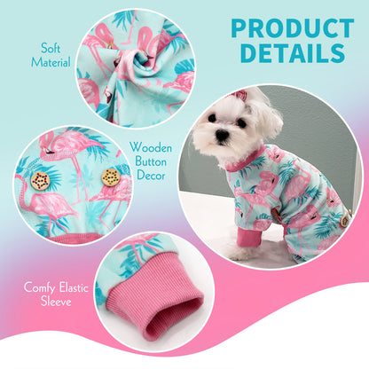 KYEESE Adorable Print Dog Pajamas – Cozy, Sensitive-Skin Friendly Sleepwear