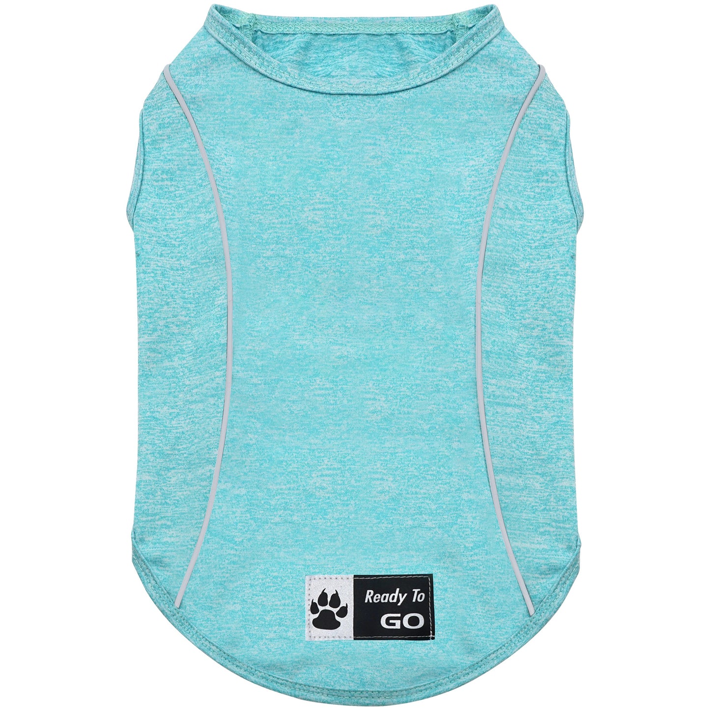 KYEESE Dog Shirt/2pack Dog Shirt-Sports Athletic Breathable Dog T-Shirt with Reflective Strip Tank Top