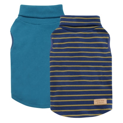 KYEESE 2Pack Velvet Fleece Dog Sweaters – Warm, Stretchy Turtleneck Pullovers