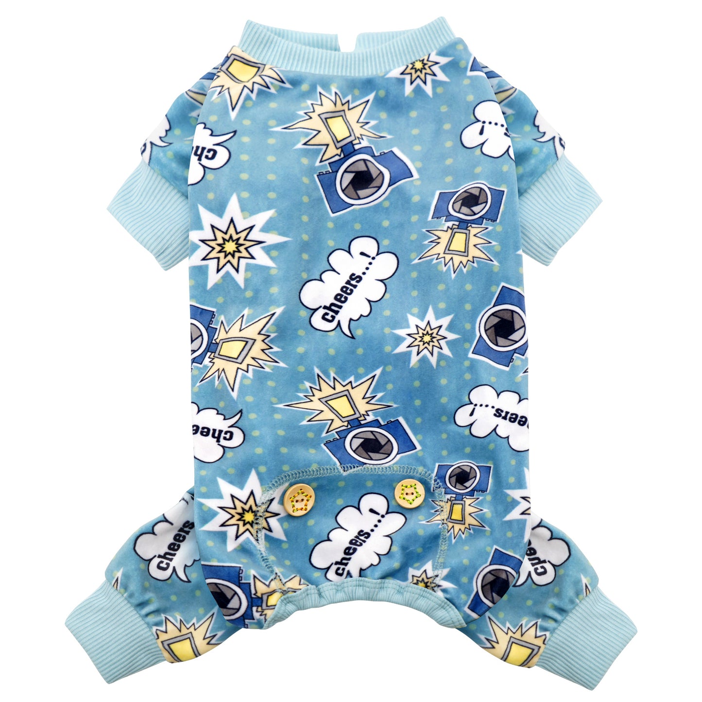 KYEESE Adorable Print Dog Pajamas – Cozy, Sensitive-Skin Friendly Sleepwear