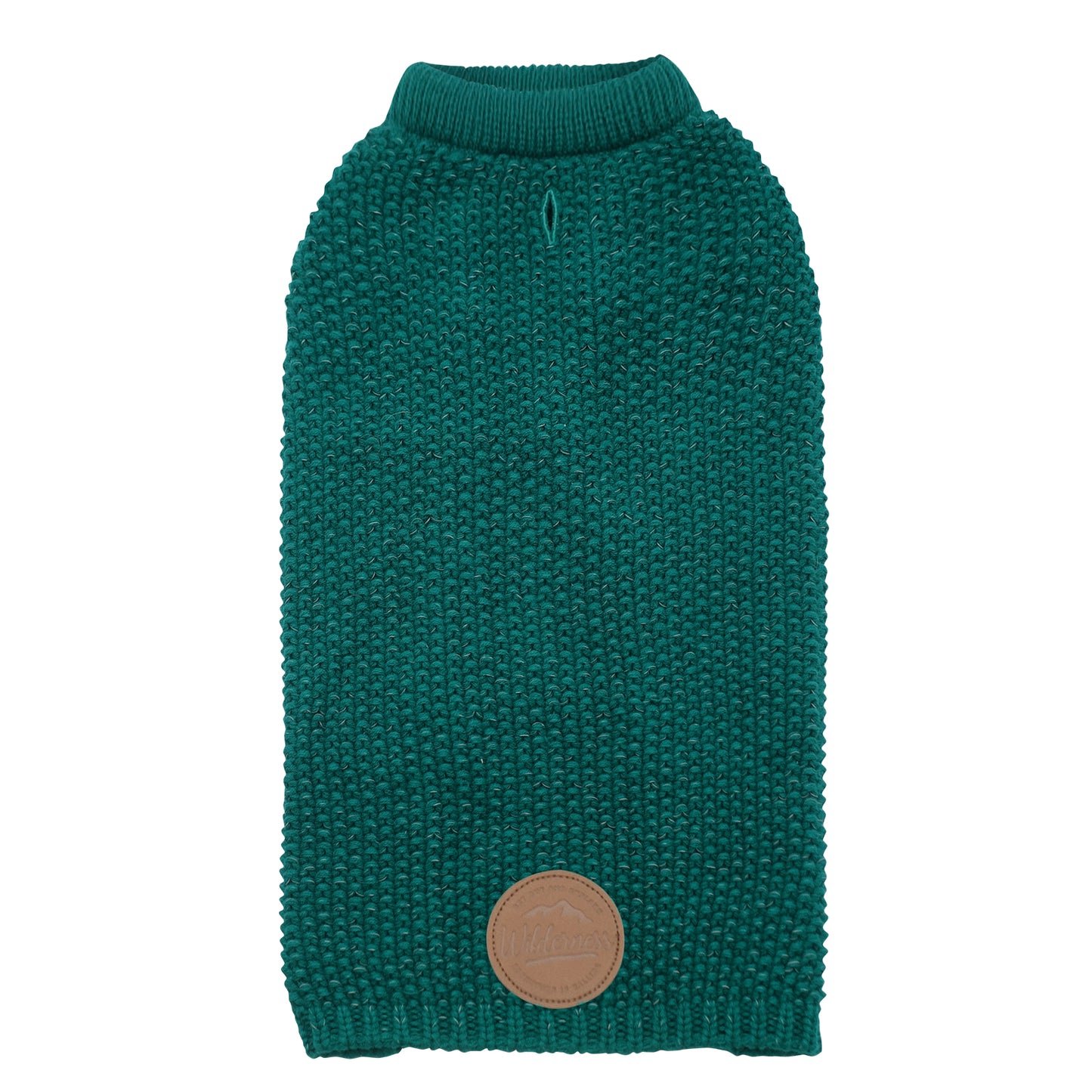 KYEESE Dog Sweater – with Leash Hole & Reflective Yarn, Thick Warm Pullover