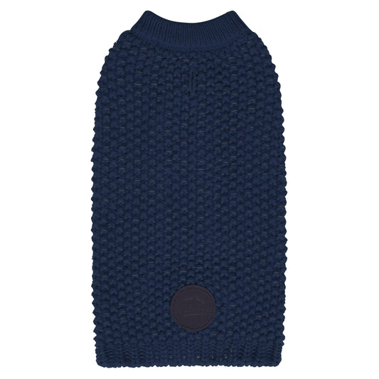 KYEESE Dog Sweater – with Leash Hole & Reflective Yarn, Thick Warm Pullover