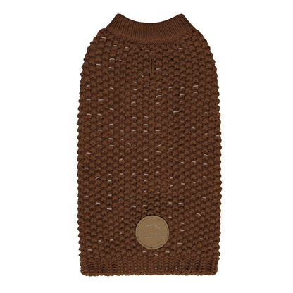 KYEESE Dog Sweater – with Leash Hole & Reflective Yarn, Thick Warm Pullover
