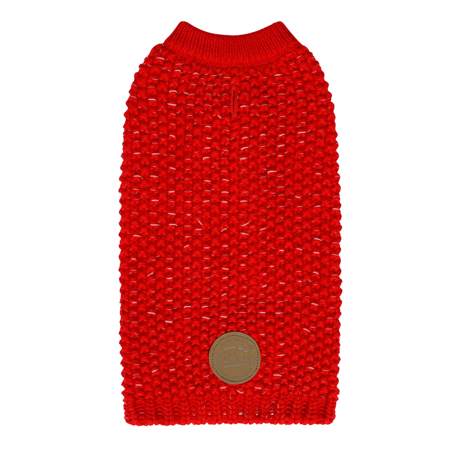 KYEESE Dog Sweater – with Leash Hole & Reflective Yarn, Thick Warm Pullover