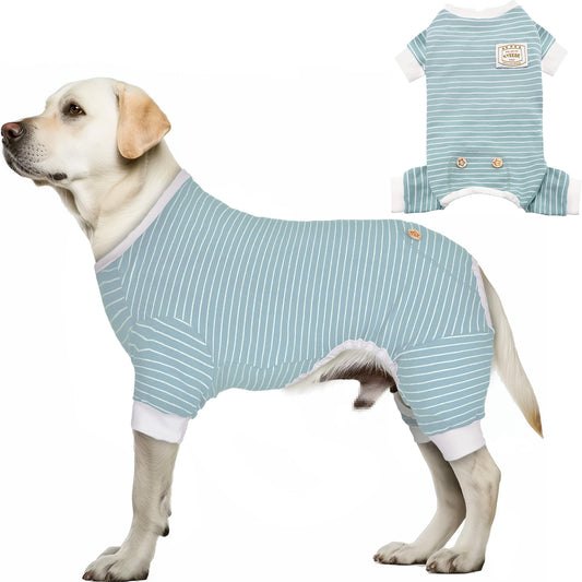 KYEESE Striped Dog Pajamas – Cozy Sleepwear for Dogs & Cats