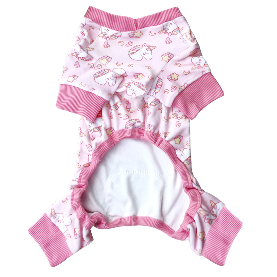 Pink Unicorn Velvet Dog Pajamas
