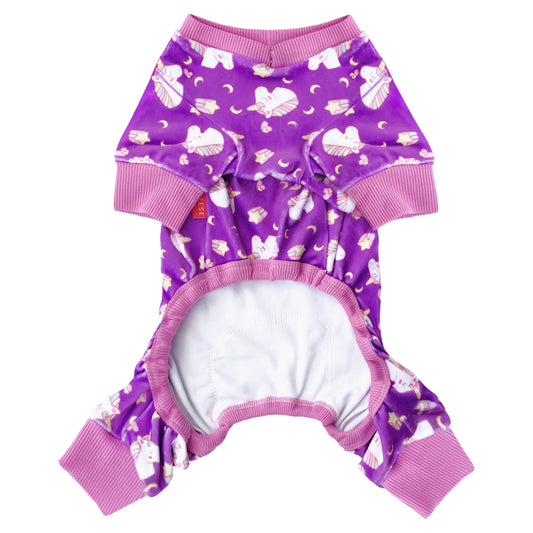 Purple Unicorn Velvet Dog Pajamas