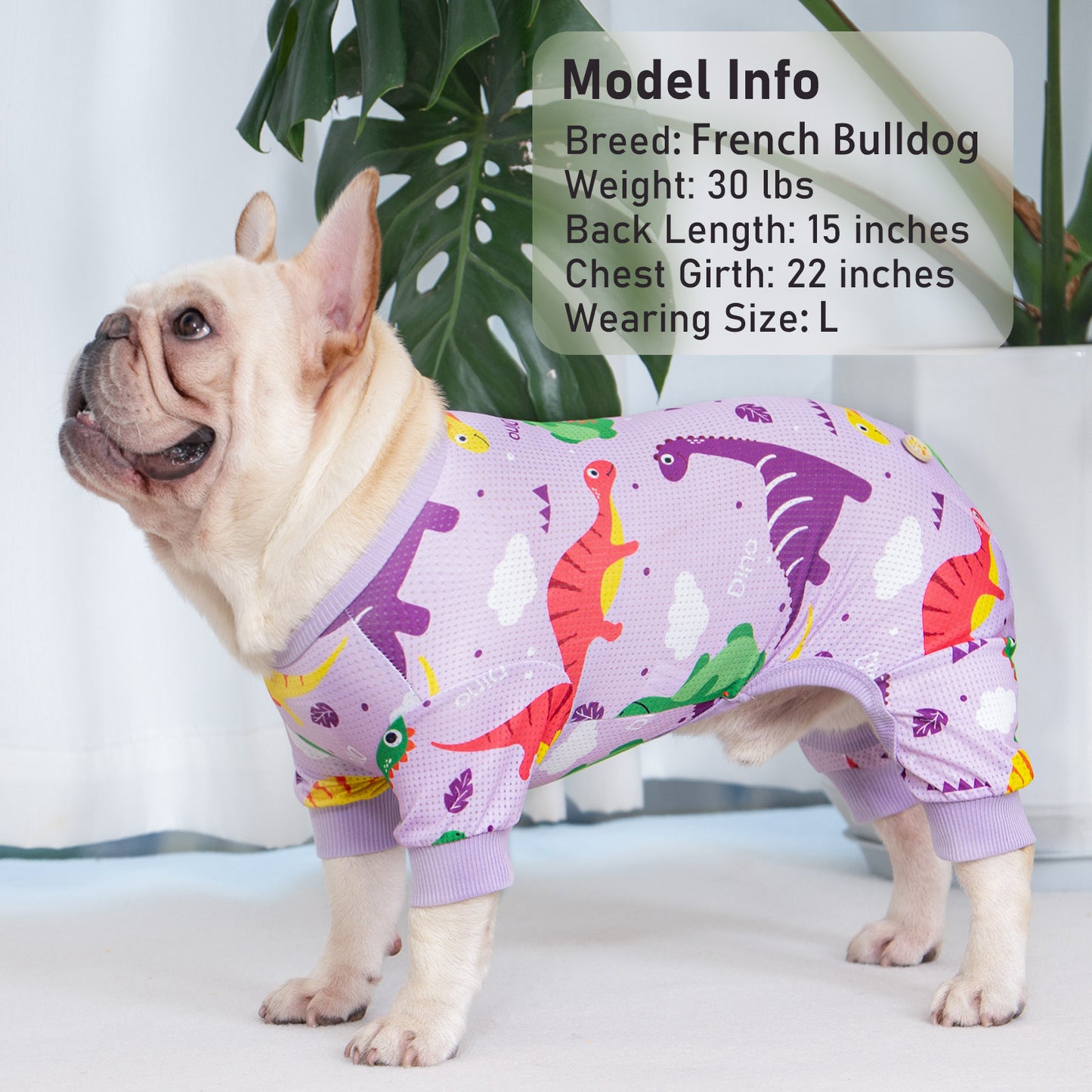 KYEESE Mesh Dog Pajamas-Fast-Drying Breathable Pet Onesie