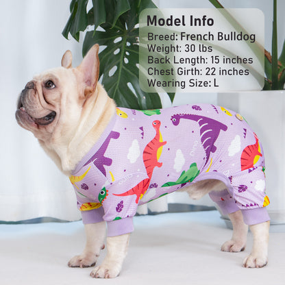 KYEESE Mesh Dog Pajamas-Fast-Drying Breathable Pet Onesie