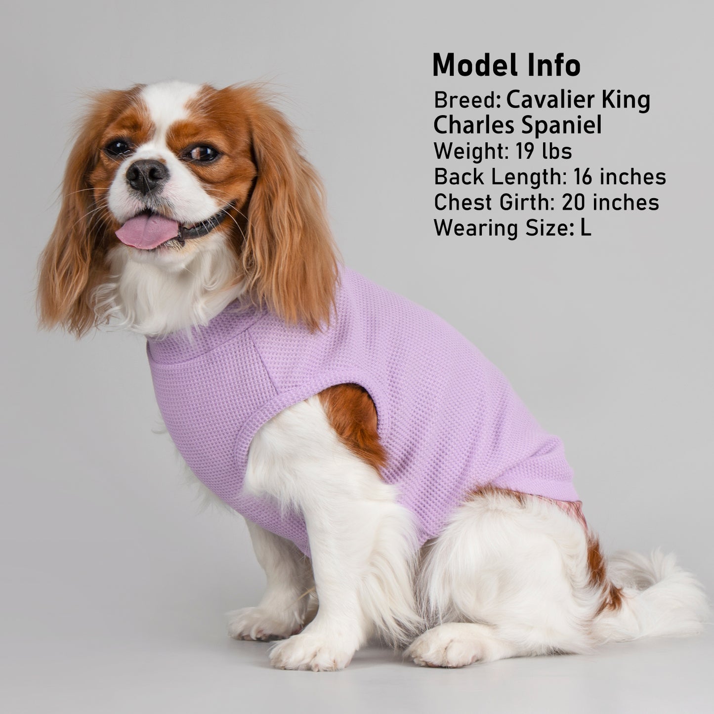 KYEESE Waffle Dog Shirts-with Pocket Decorations and Plaid Patchwork