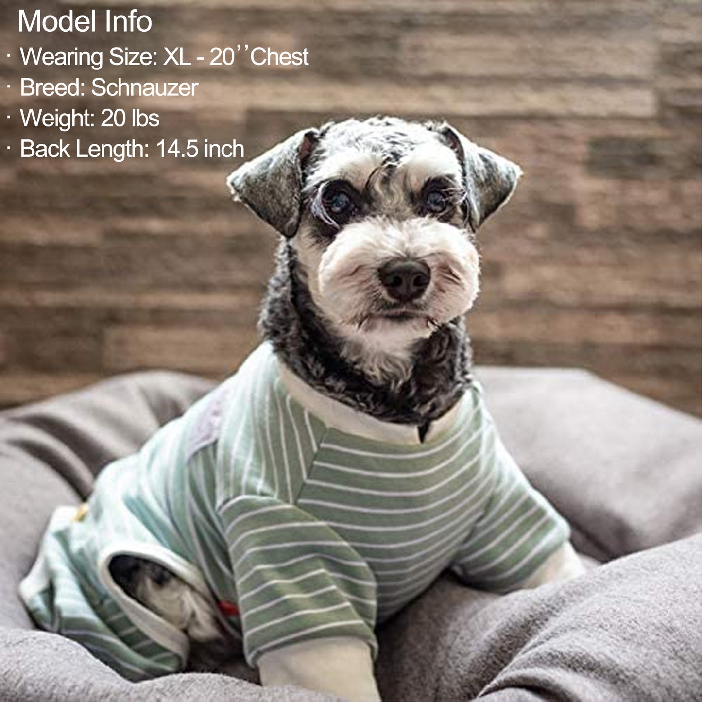 KYEESE Striped Dog Pajamas – Cozy Sleepwear for Dogs & Cats