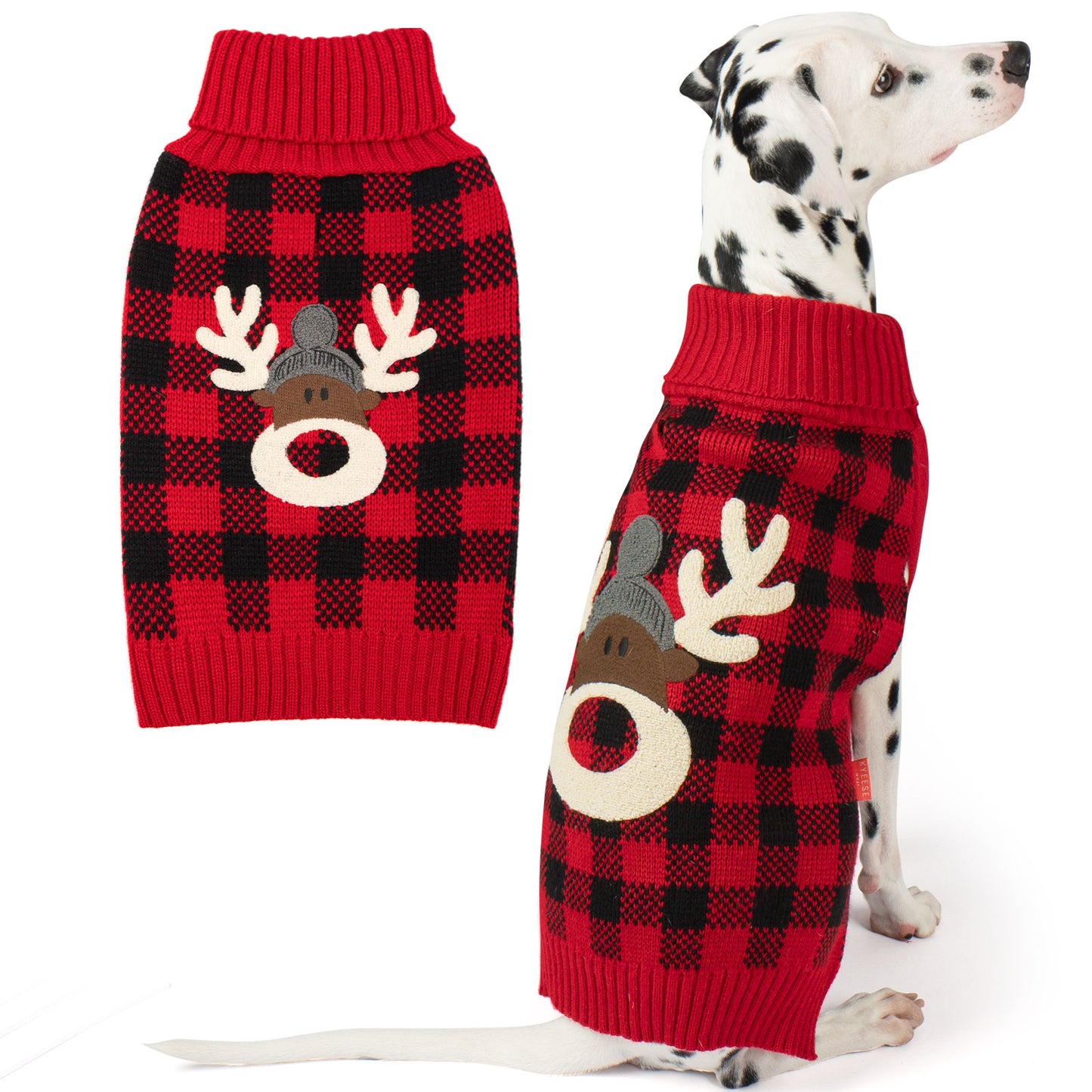 CHRISTMAS DOG SWEATER-REINDEER