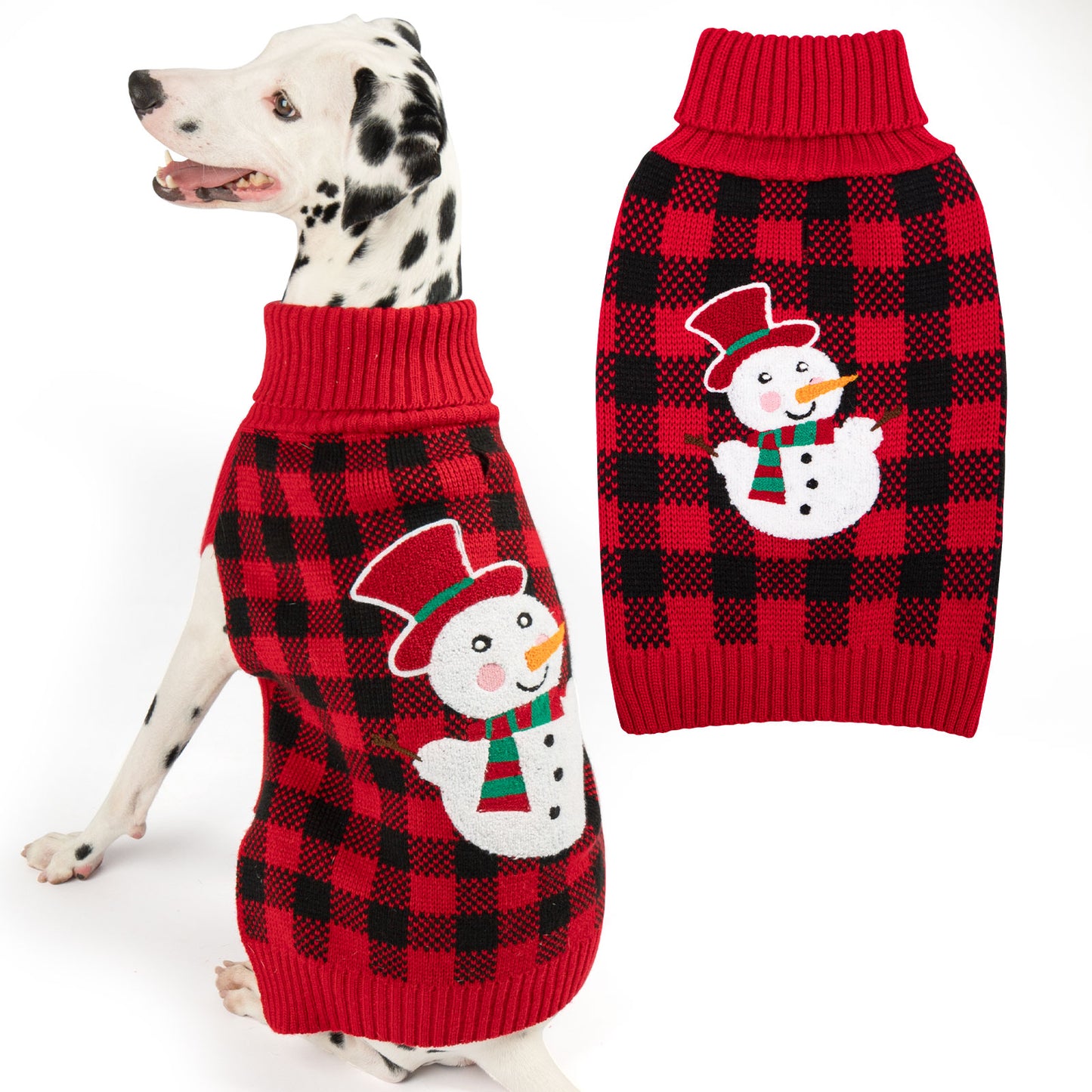 CHRISTMAS DOG SWEATER-SNOWMAN