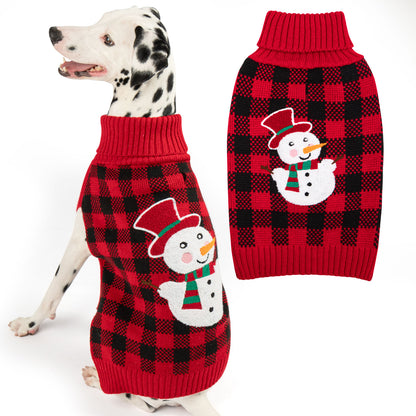 CHRISTMAS DOG SWEATER-SNOWMAN