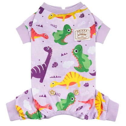 KYEESE Mesh Dog Pajamas-Fast-Drying Breathable Pet Onesie