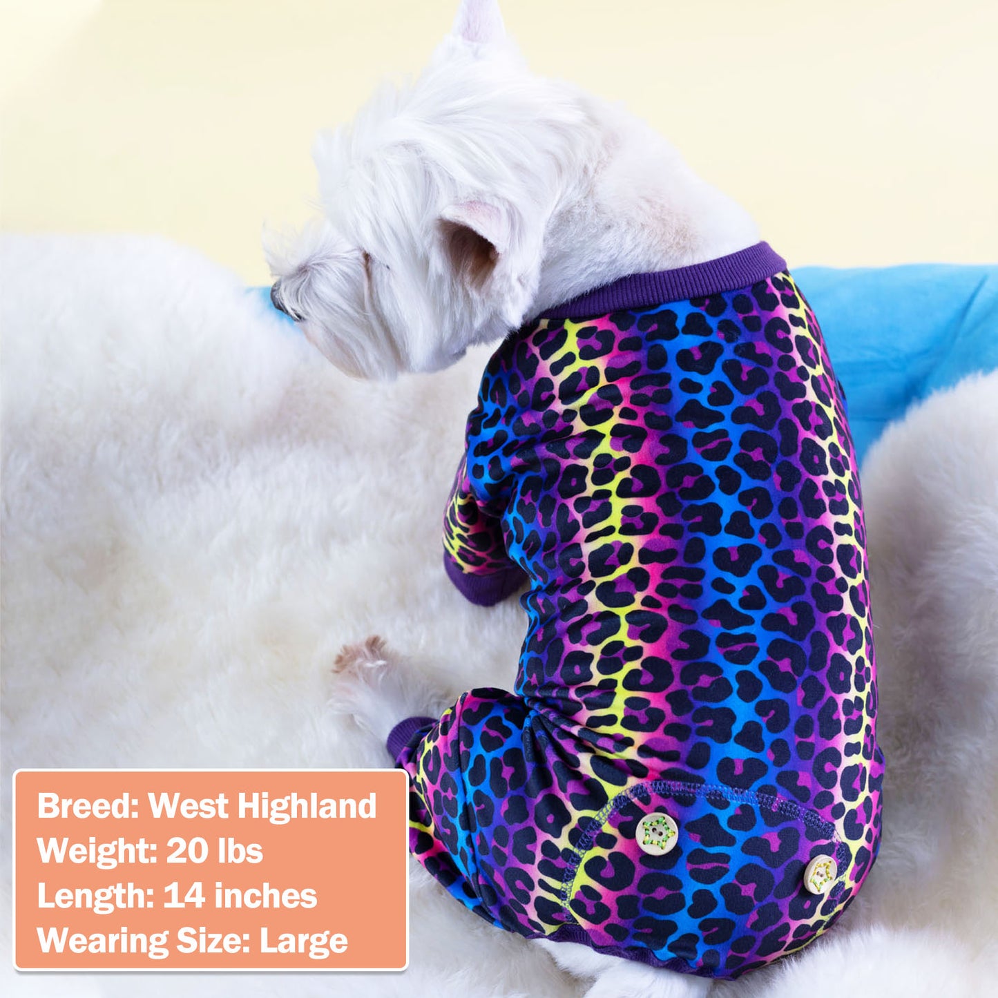 KYEESE Adorable Print Dog Pajamas – Cozy, Sensitive-Skin Friendly Sleepwear